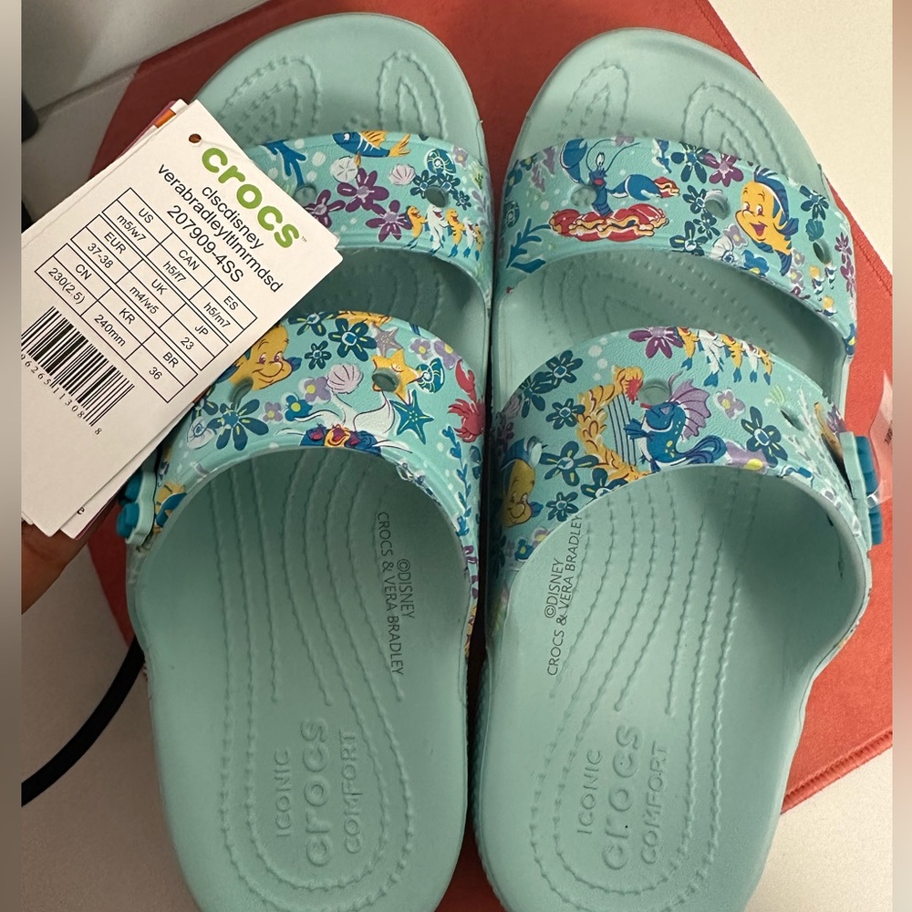 BRAND NEW: Little Mermaid Crocs